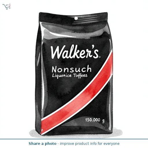 Walker's Nonsuch Liquorice Toffees 150g