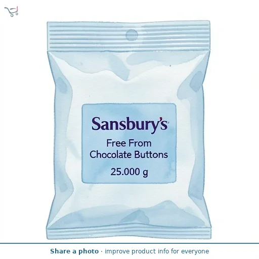 Sainsbury's Free From Chocolate Buttons 25g