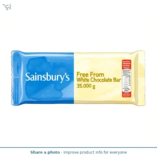 Sainsbury's Free From White Chocolate Bar 35g