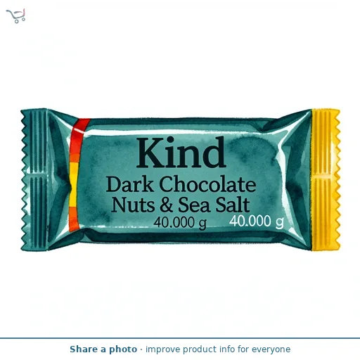 Kind Dark Chocolate Nuts & Sea Salt 40g