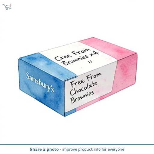 Sainsbury's Free From Chocolate Brownies x4