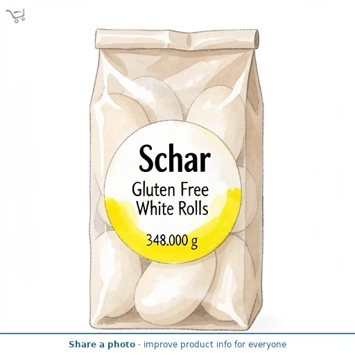 Schar Gluten Free White Rolls 6x58g