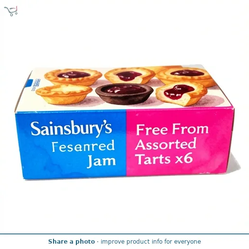 Sainsbury's Free From Assorted Jam Tarts x6