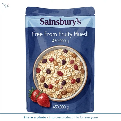 Sainsbury's Free From Fruity Muesli 450g