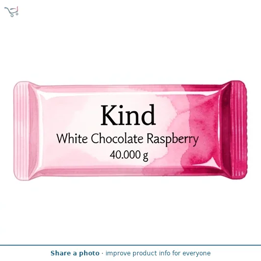 Kind 40g White Chocolate Raspberry Cereal Bar