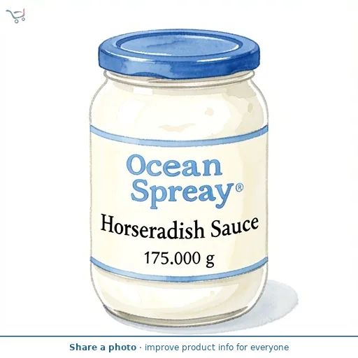 Ocean Spray Horseradish Sauce 175g