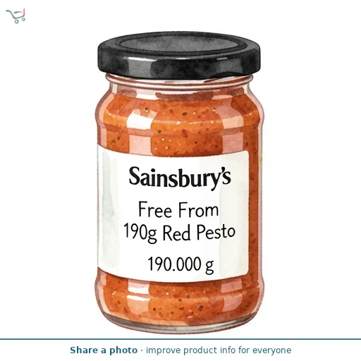Sainsbury's Free From 190g Red Pesto