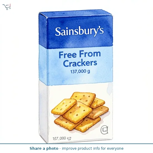 Sainsbury's Free From Crackers 137g
