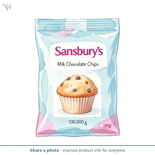 Sainsbury's Milk Chocolate Chips 100g