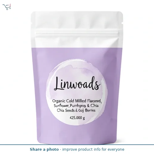 Linwoods Organic Cold Milled Flaxseed, Sunflower, Pumpkin & Chia Seeds & Goji Berries 425g