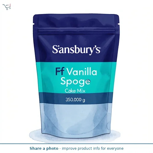 Sainsbury's 350g Freefrom Vanilla Sponge Cake Mix