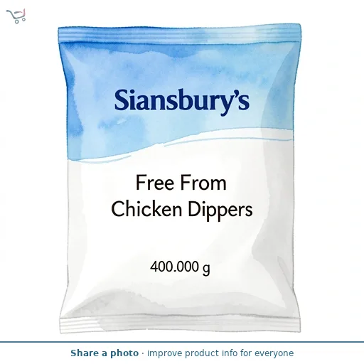 Sainsbury's Free From Chicken Dippers 400g