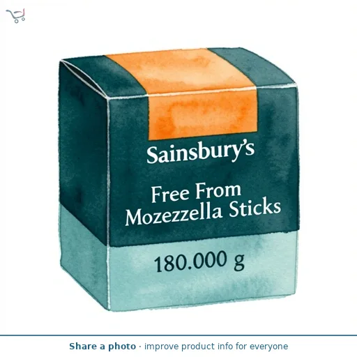 Sainsbury's Free From Mozzarella Sticks 180g