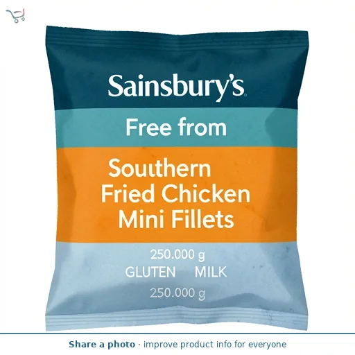 Sainsbury's Free From Southern Fried Chicken Mini Fillets 250g