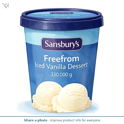 Sainsbury's Freefrom Iced Vanilla Dessert 330g