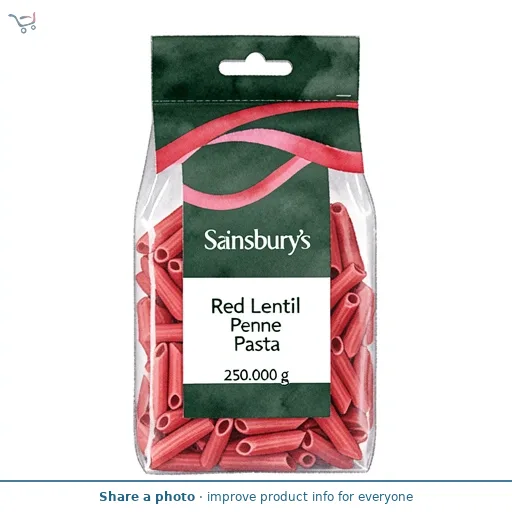 Sainsbury's Red Lentil Penne Pasta 250g