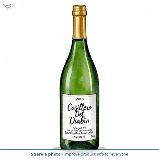 Casillero Del Diablo Zero 0.5% Low Alcohol Sparkling Wine Based Drink 75cl