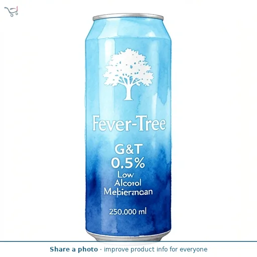 Fever-Tree G&T 0.5% Low Alcohol Mediterranean 25cl