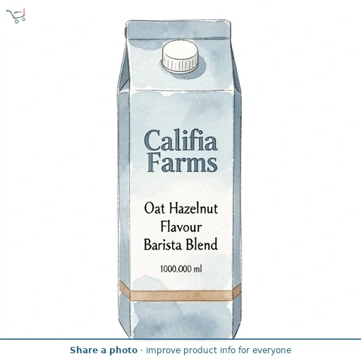 Califia Farms Oat Hazelnut Flavour Barista Blend 1L