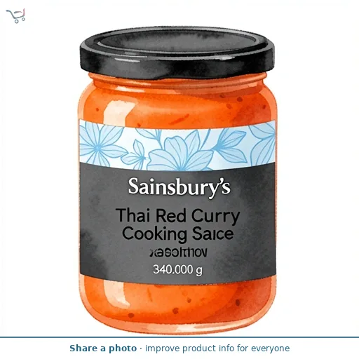 Sainsbury's Thai Red Curry Cooking Sauce 340g