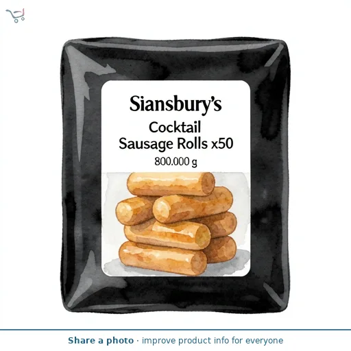 Sainsbury's Cocktail Sausage Rolls x50 800g