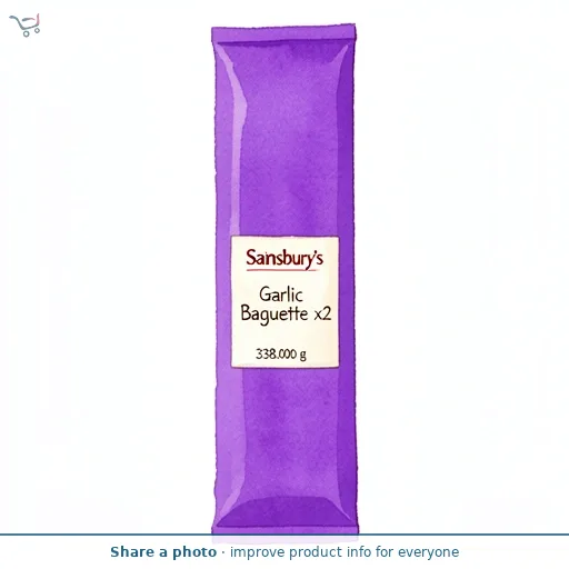 Sainsbury's Garlic Baguette x2 338g