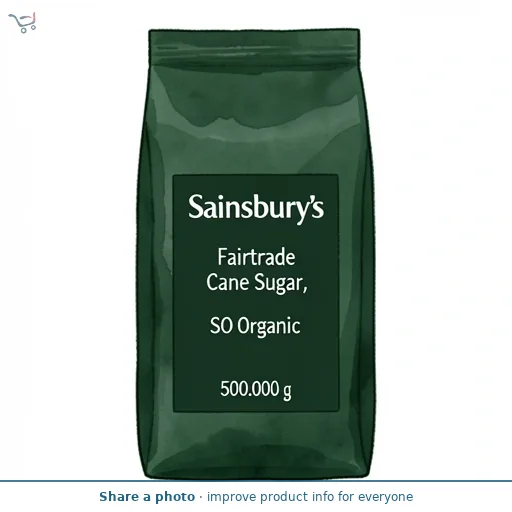 Sainsbury's Fairtrade Cane Sugar, SO Organic 500g