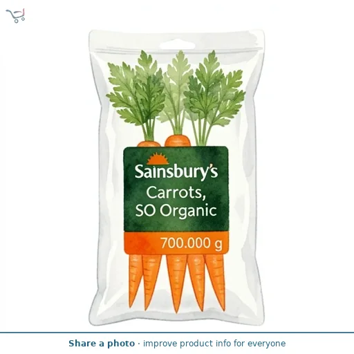 Sainsbury's Carrots, SO Organic 700g