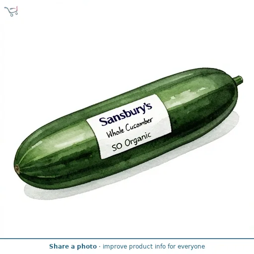 Sainsbury's Whole Cucumber, SO Organic