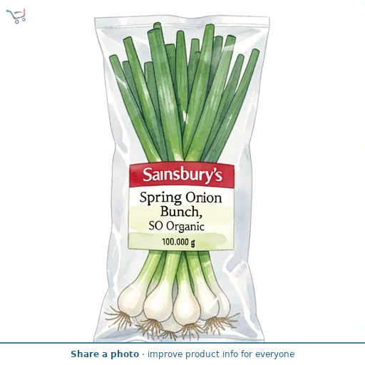 Sainsbury's Spring Onion Bunch, SO Organic 100g