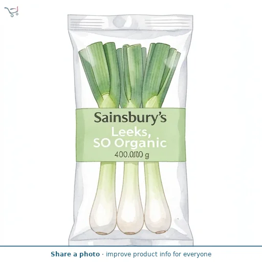 Sainsbury's Leeks, SO Organic 400g