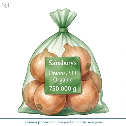 Sainsbury's Onions, SO Organic 750g
