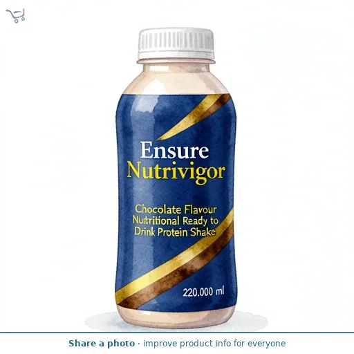 Ensure Nutrivigor Chocolate Flavour Nutritional Ready to Drink Protein Shake 220ml