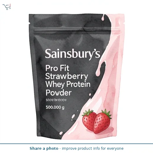 Sainsbury's Pro Fit Strawberry Whey Protein Powder 500g