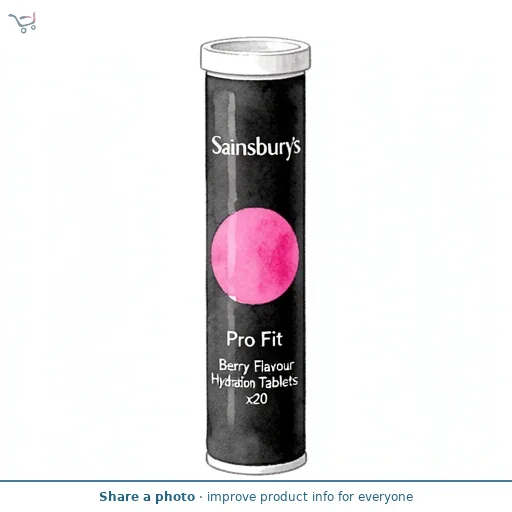 Sainsbury's Pro Fit Berry Flavour Hydration Tablets x20