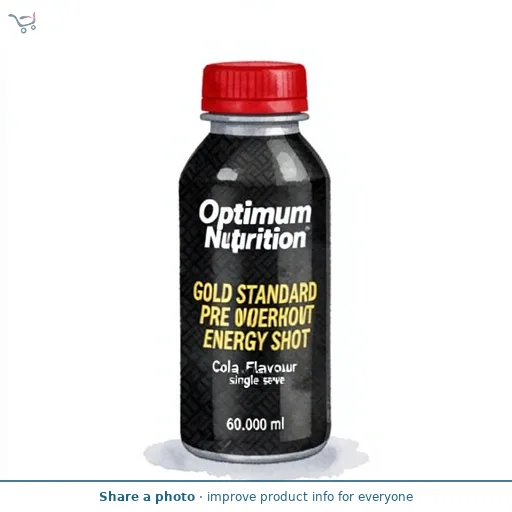 Optimum Nutrition Gold Standard Pre Workout Energy Shot Cola Flavour single serve 60ml