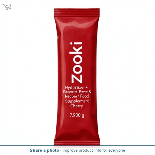 Zooki Hydration + Exercise & Recover Food Supplement Cherry 7.9g