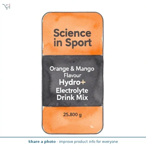 Science in Sport Orange & Mango Flavour Hydro+ Electrolyte Drink Mix 6 x 4.3g