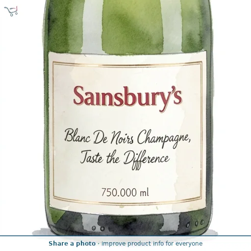 Sainsbury's Blanc De Noirs Champagne, Taste the Difference 75cl