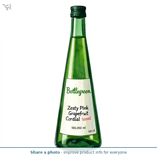 Bottlegreen Zesty Pink Grapefruit Cordial 500ml