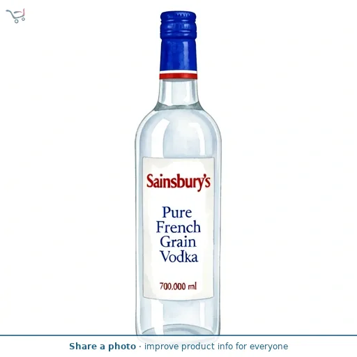 Sainsbury's Pure French Grain Vodka 70cl