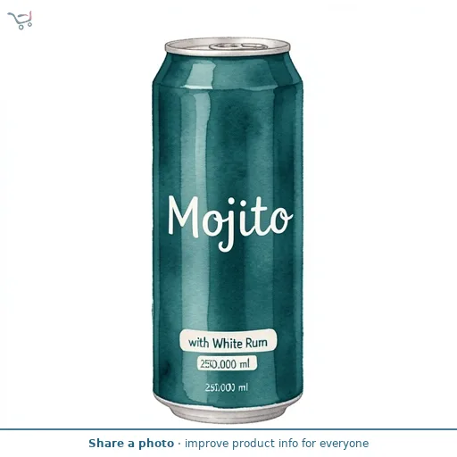 Mojito with White Rum 25cl