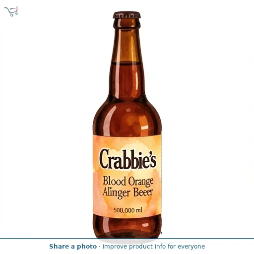 Crabbie's Blood Orange Alcoholic Ginger Beer 500ml