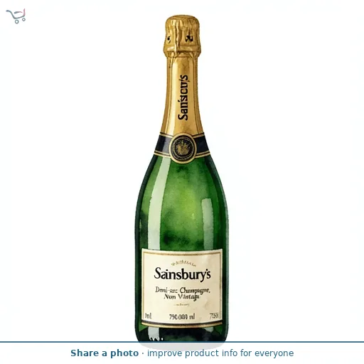 Sainsbury's Demi-sec Champagne, Non Vintage 75cl