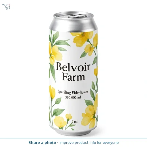 Belvoir Farm Sparkling Elderflower 330ml