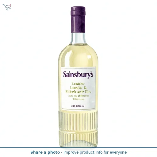 Sainsbury's Lemon & Elderflower Gin, Taste the Difference 70cl