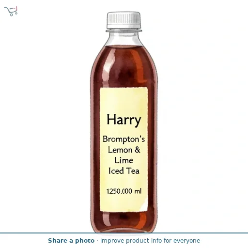 Harry Brompton's Lemon & Lime Iced Tea 1.25L