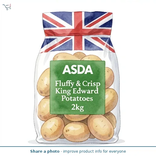 ASDA Fluffy & Crisp King Edward Potatoes 2kg
