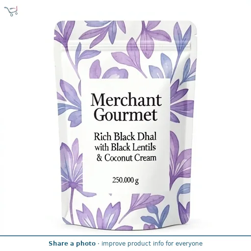 Merchant Gourmet Rich Black Dhal with Black Lentils & Coconut Cream 250g