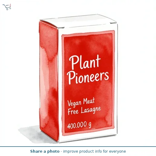 Plant Pioneers Vegan Meat Free Lasagne 400g